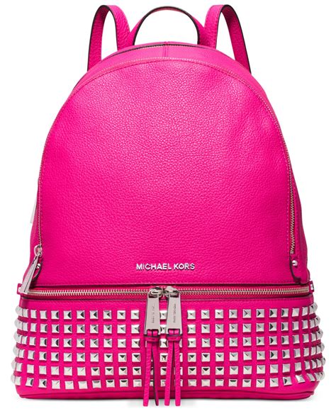 michael kors rhea backpack studded|michael kors rhea large backpack.